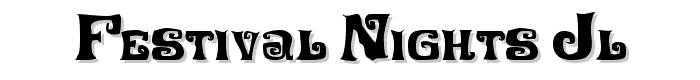 Festival Nights JL font